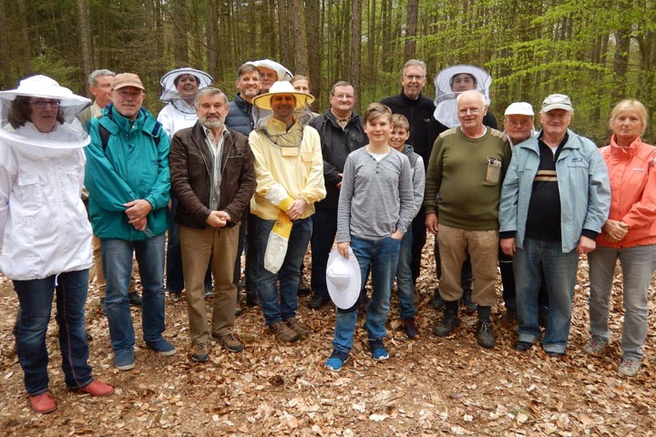 Imkerschulung, Praxisteil in Anglersruh